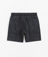 Bridges Burn Fleece Short - Washed Black
